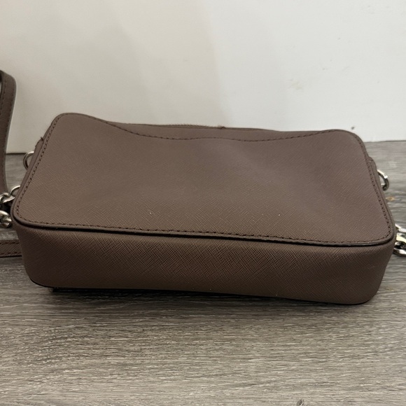 Michael Kors Dark Brown Crossbody Bag with Chain Strap - Picture 4 of 4